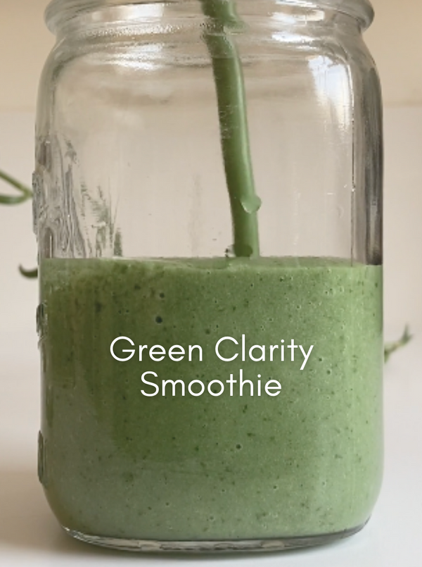 Green Clarity Smoothie | Uplift Florae Yummy Stuff blog