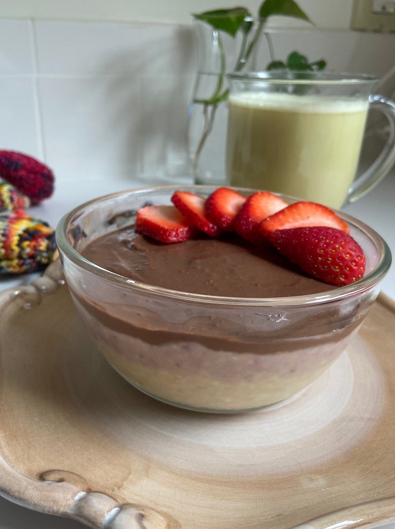 Neapolitan Overnight Oats